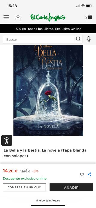 NOVELA DE LA BELLA Y LA BESTIA