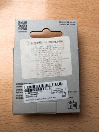 pastillas de freno para bicicleta