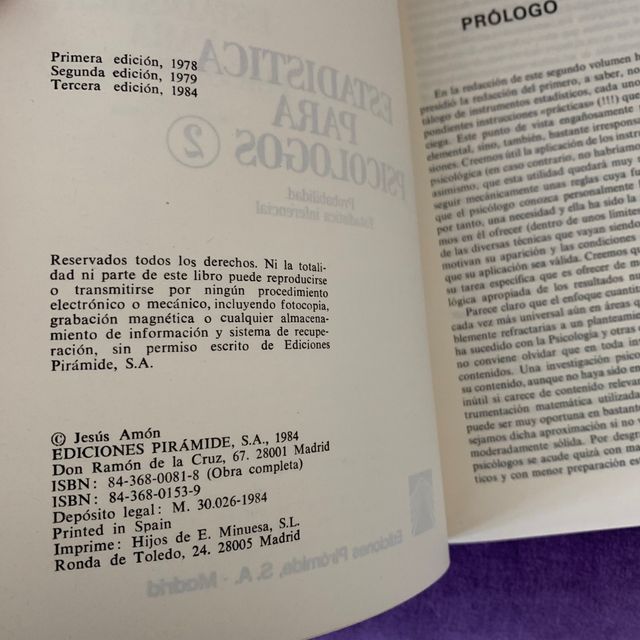 Statistiche per psicologi 2