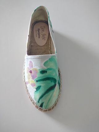 Alpargatas planas estampadas