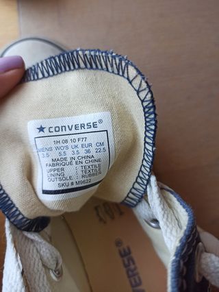 Converse azul