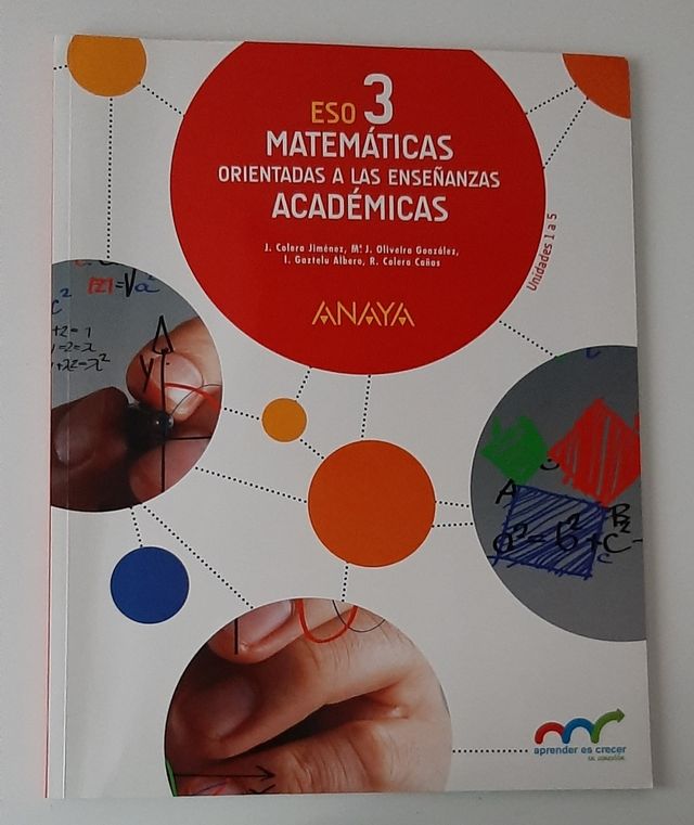 Libro Matemáticas 3°ESO