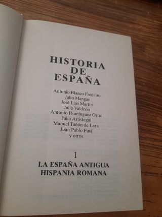 Libro  Historia  de España 1