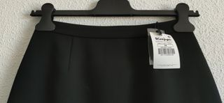 Falda elegante negra de tubo Corte Inglés 
