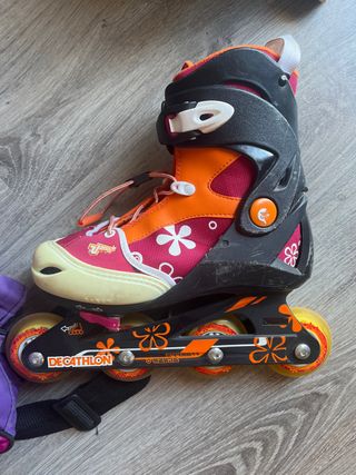 Patines de línea DECATHLON + funda
