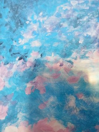 oferta cuadro antiguo con marco y cristal