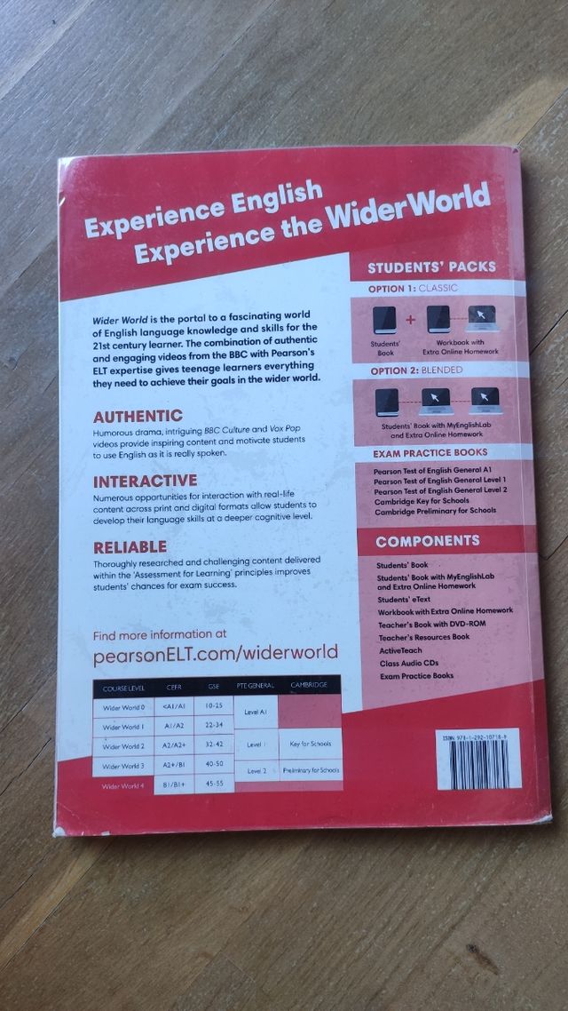 Libro Inglés Wider World 4 Ed.Pearson