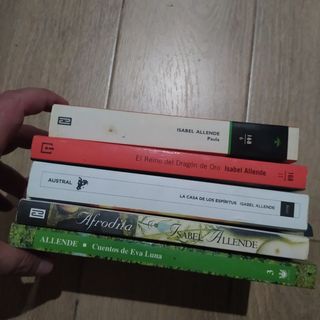 lote de libros de Isabel Allende
