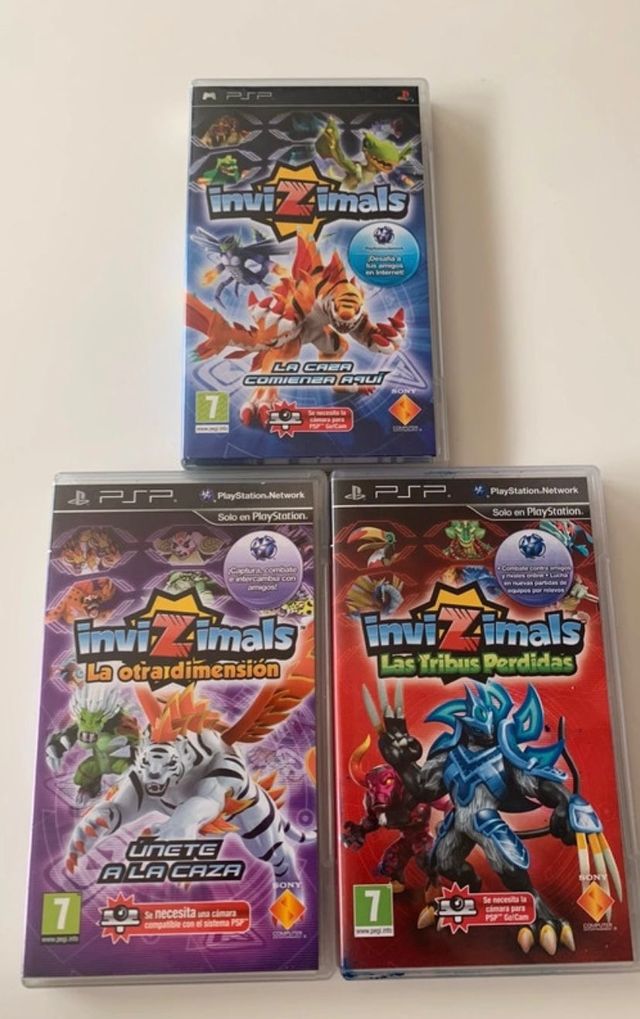 Juegos INVIZIMALS para PSP