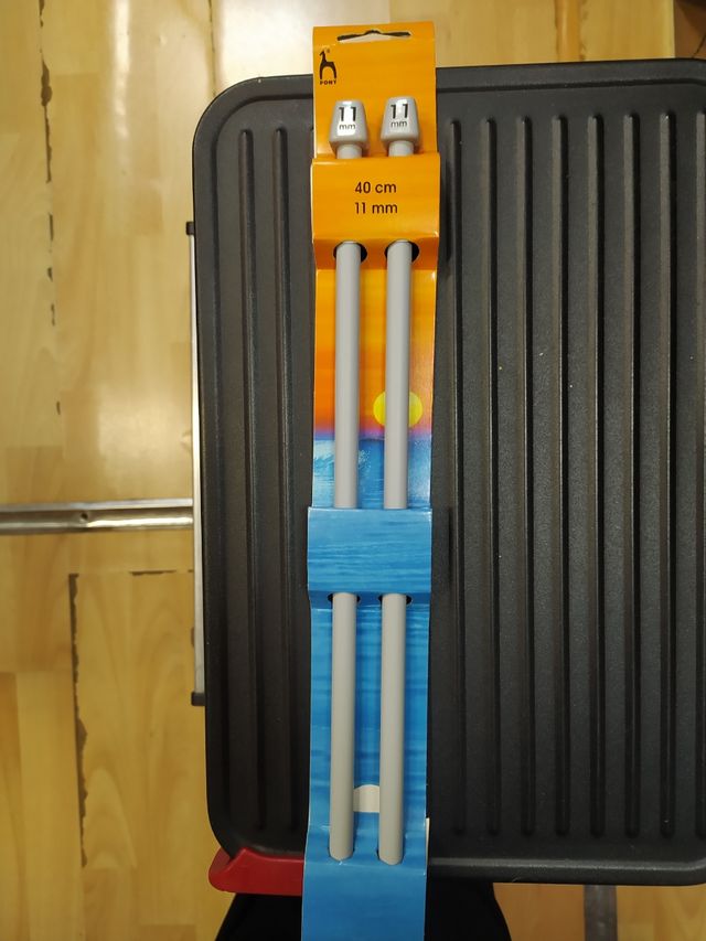 agujas de tejer n°11 NUEVAS