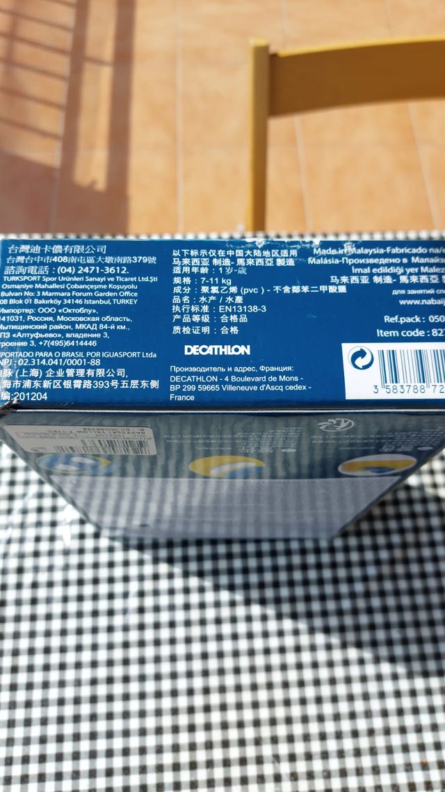 Flotador para bebé BB SEAT Nabaiji Decathlon NUEVO