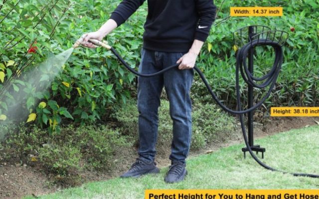 Soporte de manguera de jardín