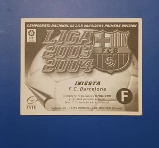 LOTE COMPLETO INIESTA (2003/2018) - PANINI
