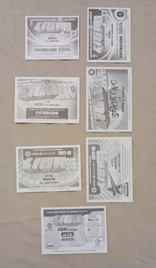 LOTE COMPLETO INIESTA (2003/2018) - PANINI