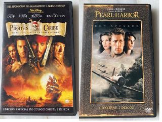 DVD Pack: Pearl Harbor y Piratas del Caribe