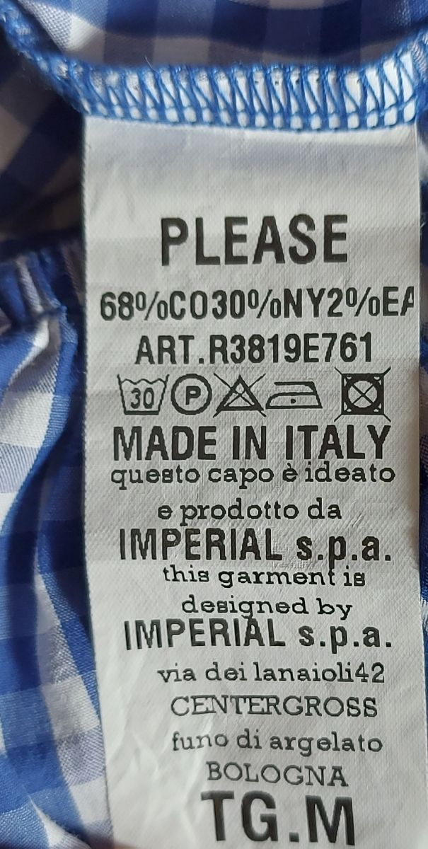 Top corto per ragazza tg. M