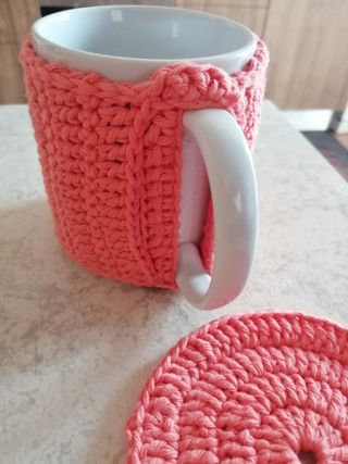 Cubre taza y posavaso