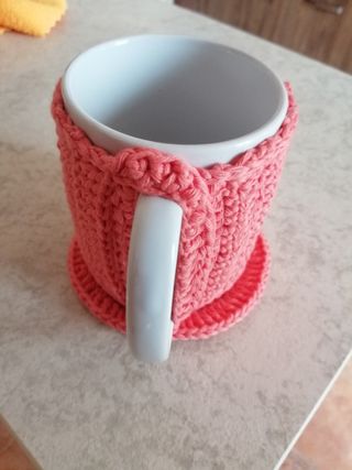 Cubre taza y posavaso