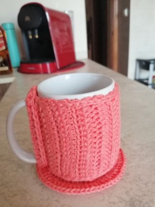 Cubre taza y posavaso