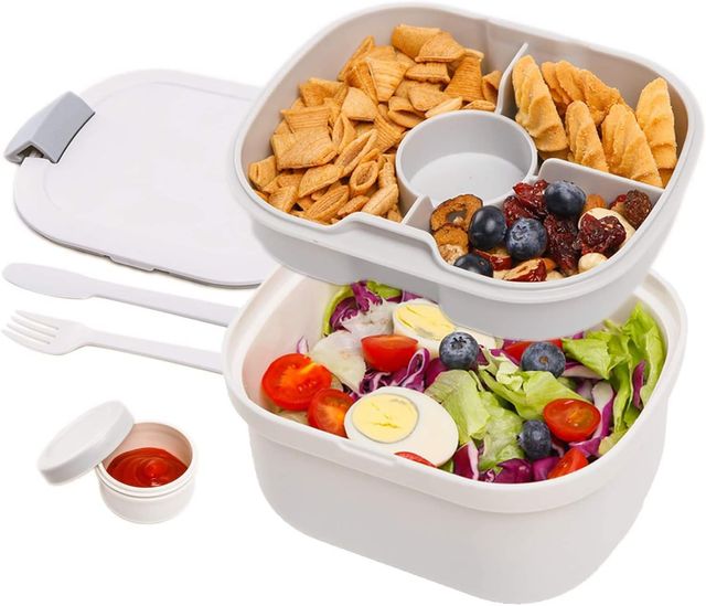 LANCHEIRA COM COMPARTIMENTOS DIVIDIDOS NOVOS