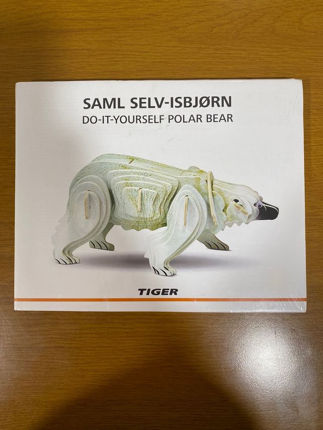 puzzle oso polar en relieve