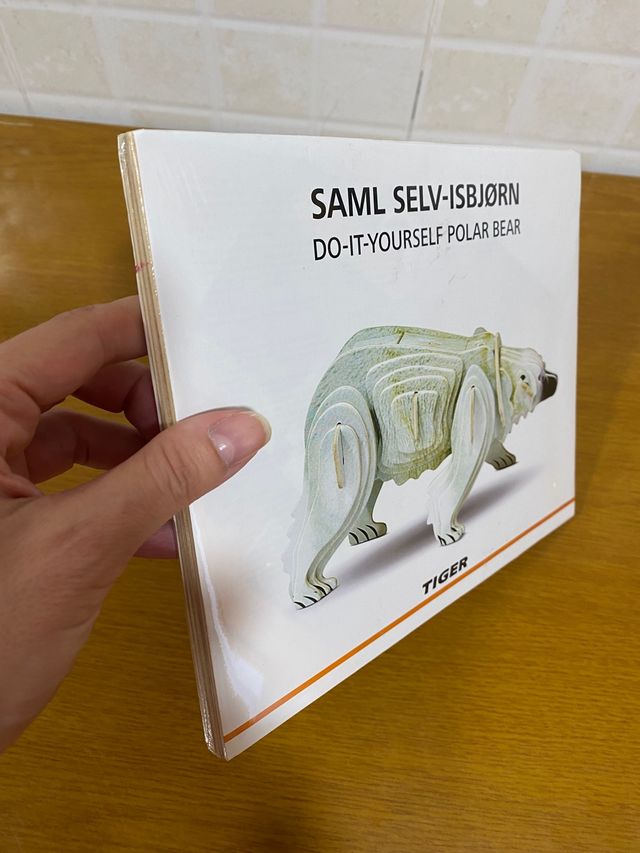 puzzle oso polar en relieve