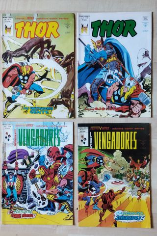Comics La masa, Thor, Los vengadores