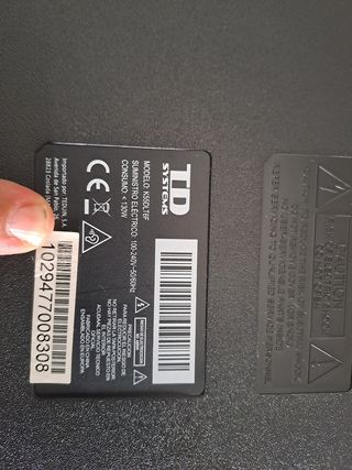 Pareja de altavoces para Tv Td systems K55DLT6F
