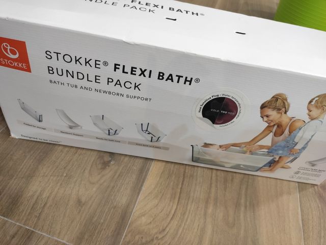 Bañera plegable de bebé con asiento