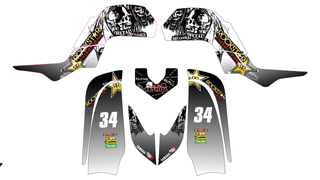 Adhesivos quad Yamaha raptor 660