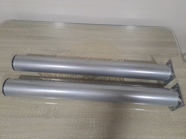 Patas aluminio para montar mesas,escritorios.