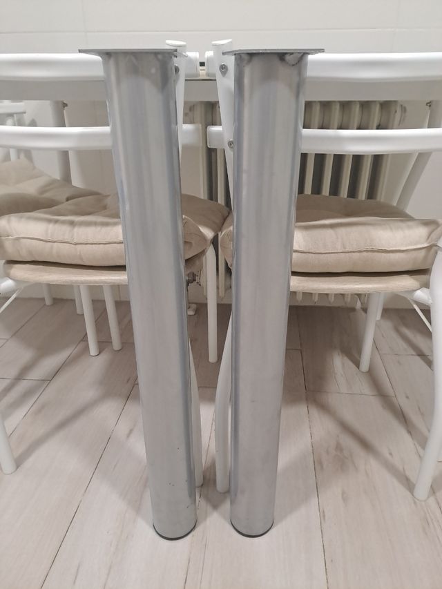 Patas aluminio para montar mesas,escritorios.