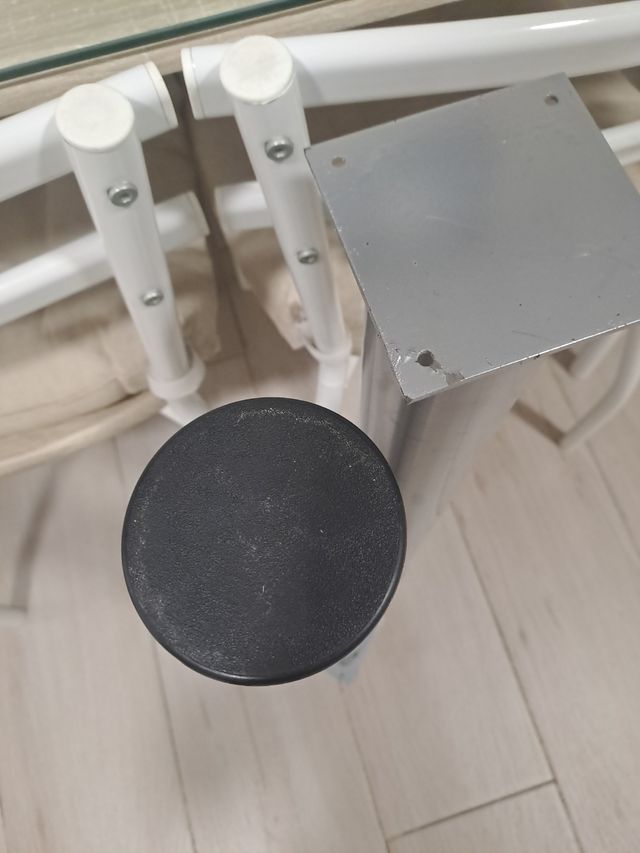 Patas aluminio para montar mesas,escritorios.