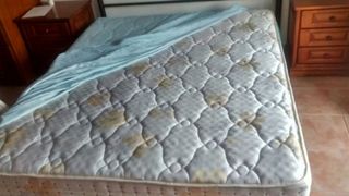 Cabecero forja 160 x 190 y somiers 80 x 190