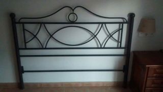 Cabecero forja 160 x 190 y somiers 80 x 190