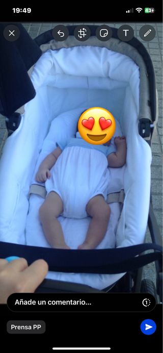 Trío carrito bebé con capazo, maxicosi y silleta  