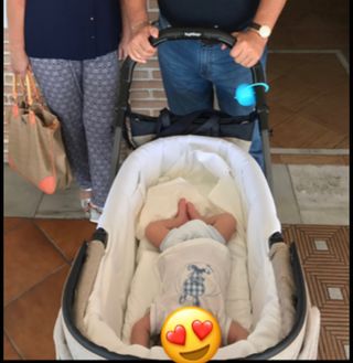 Trío carrito bebé con capazo, maxicosi y silleta  