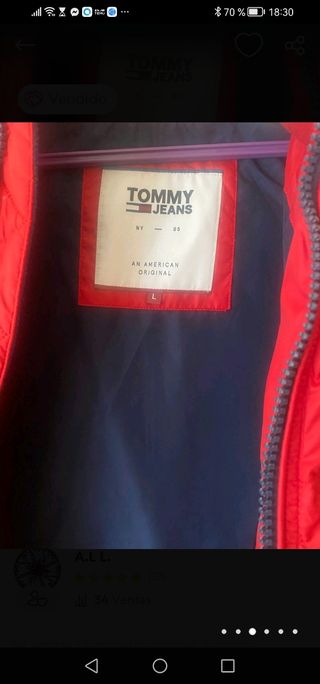 Chaquetas tommy talla l