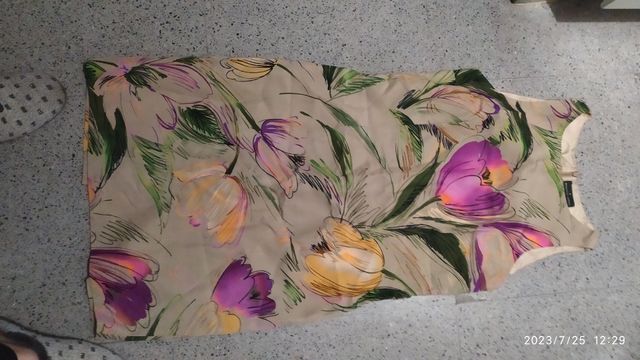 Vestido flores Roberto Verino