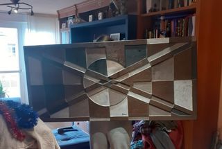 Banco, MESA DE ORDENADOR Y CUADRO.