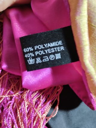 Bolso y echarpe fiesta.