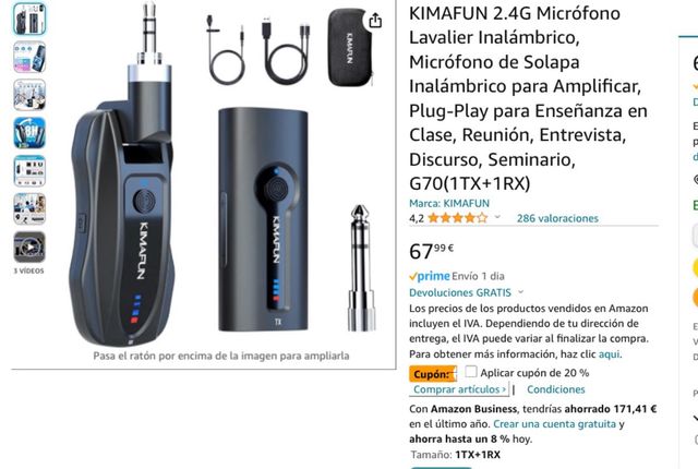 Micrófono Inalámbrico
