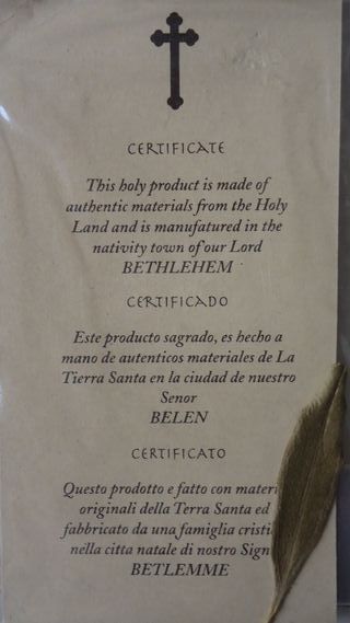 Colgante de cruz de Belén