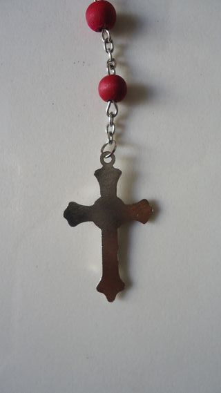 Colgante de rosario perfumado