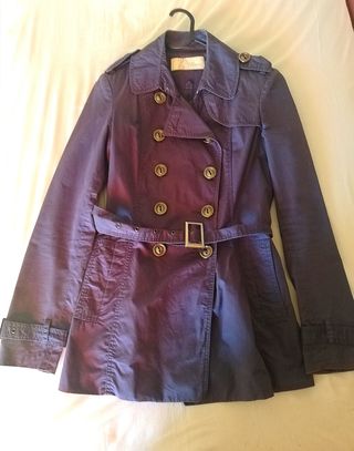 Gabardina azul