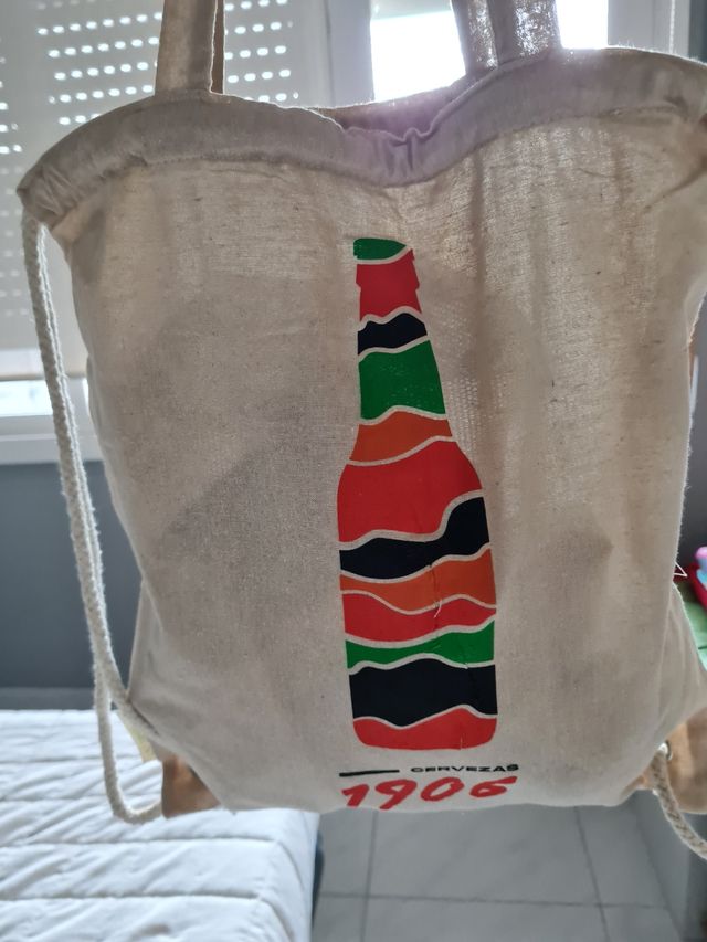 Bolsa tela Estrella Galicia 1906