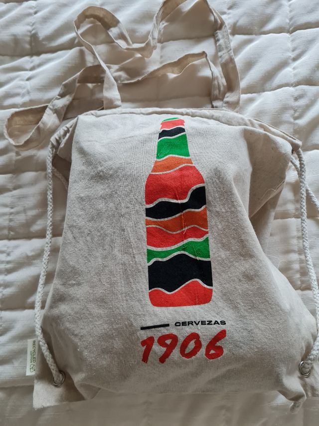 Bolsa tela Estrella Galicia 1906