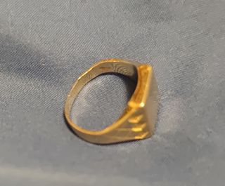 Anillo sello oro 18k