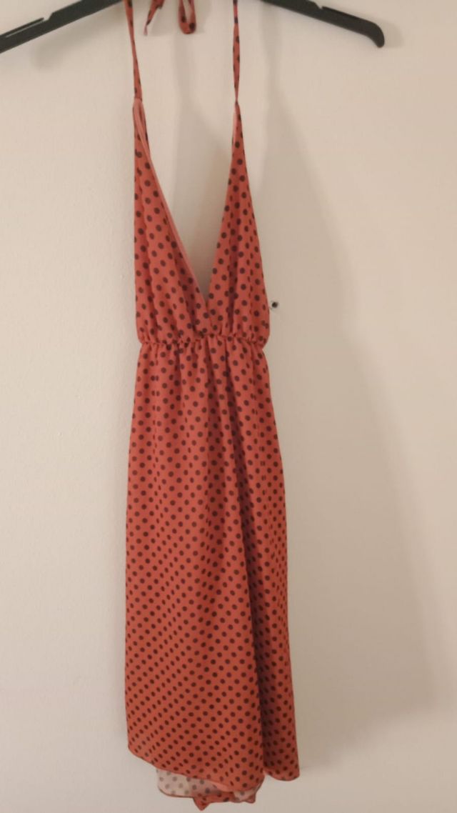 Vestido color caldera