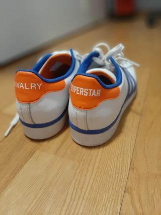 Adidas rivalry superstar naranjas